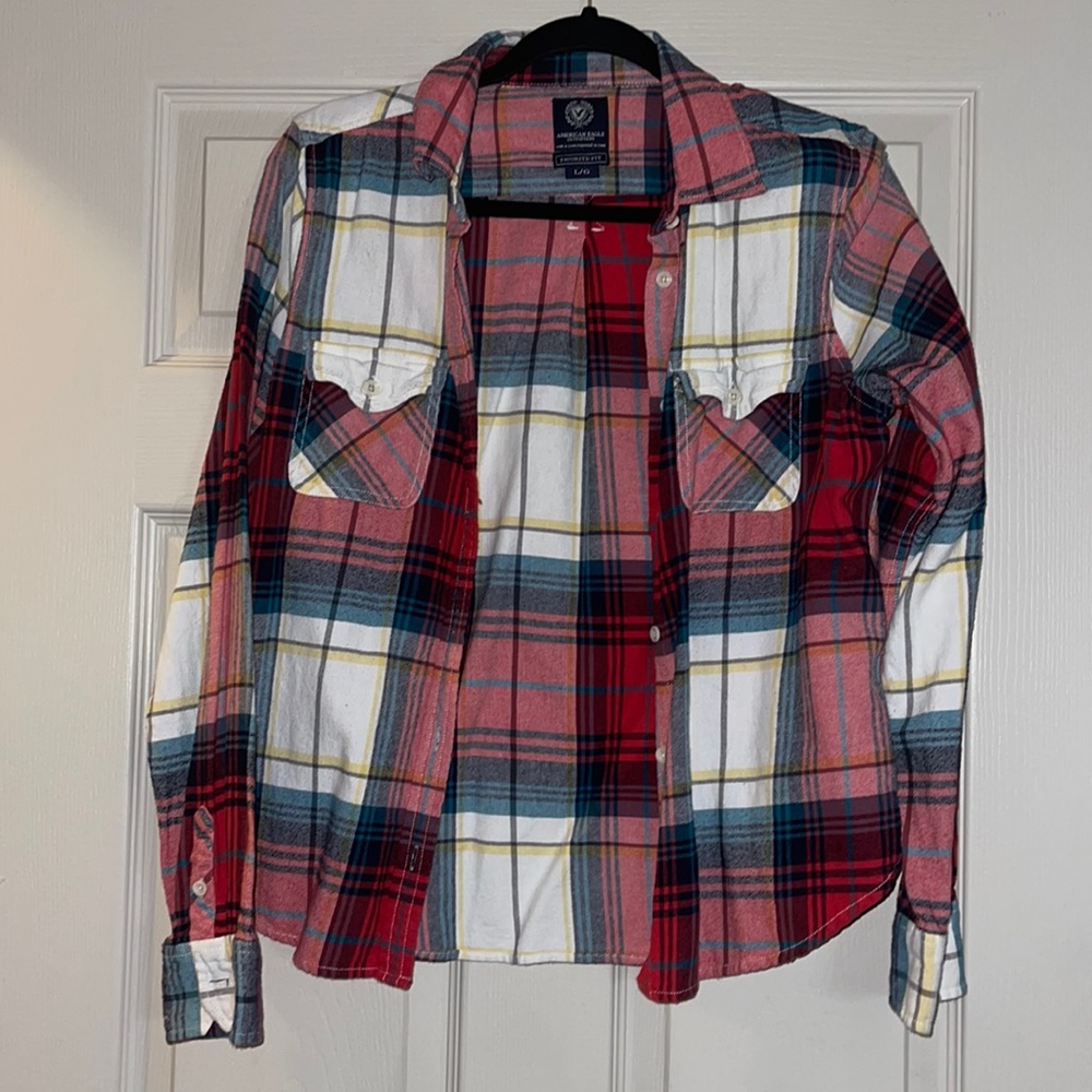 American Eagle Flannel - Size Large